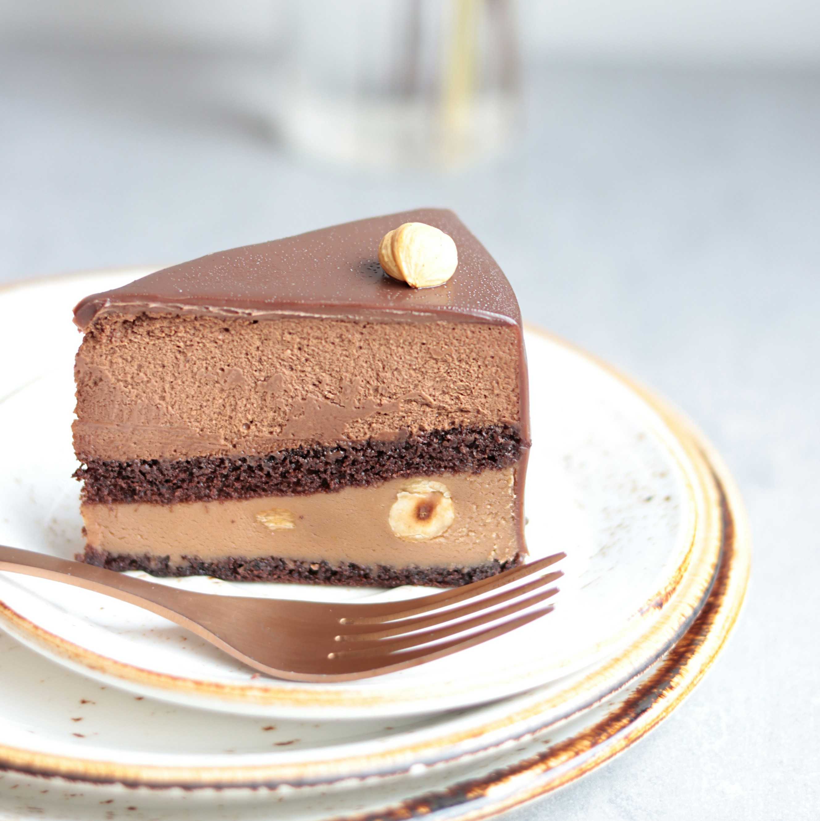 ココアケーキの写真