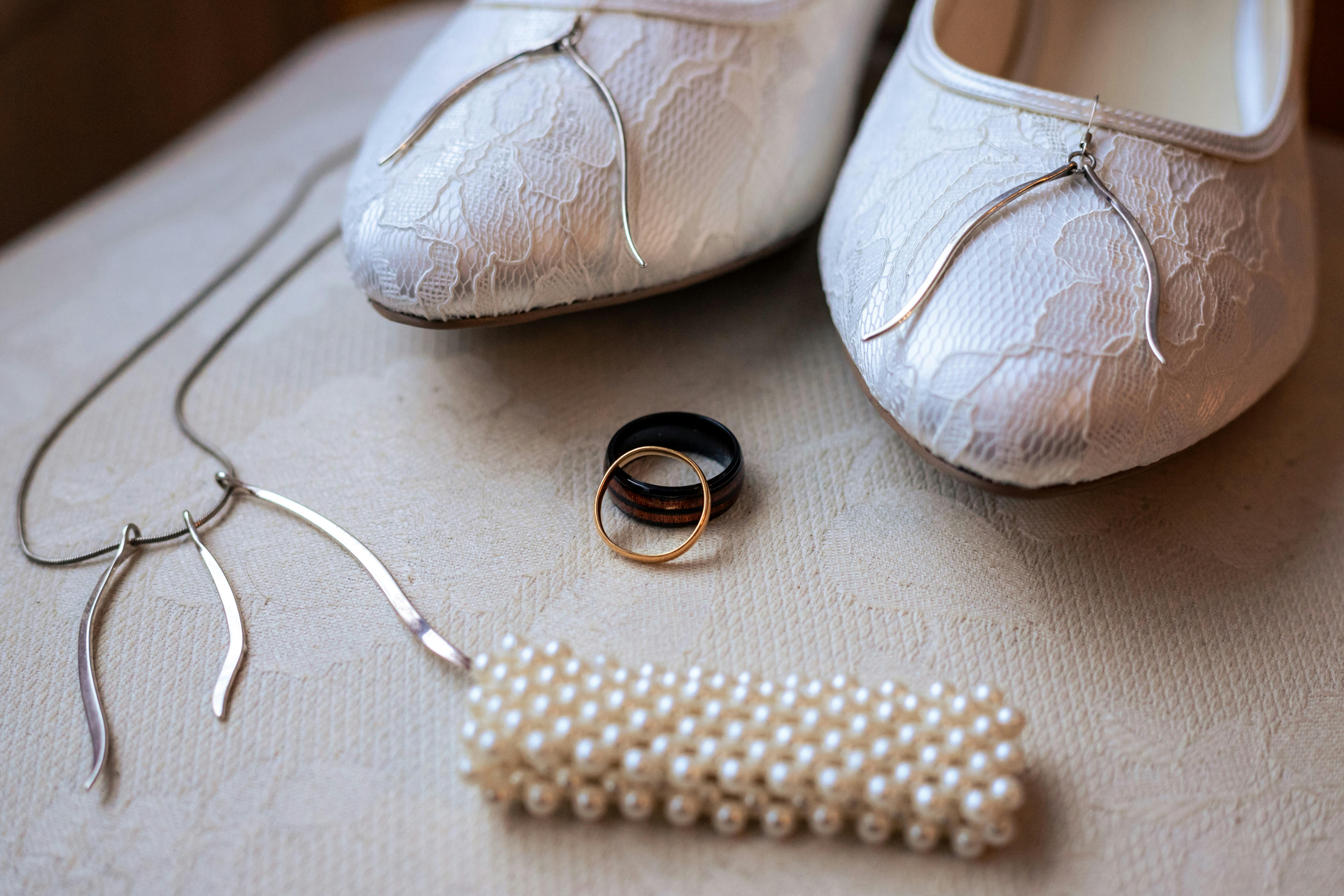 バレリーナシューズとリング