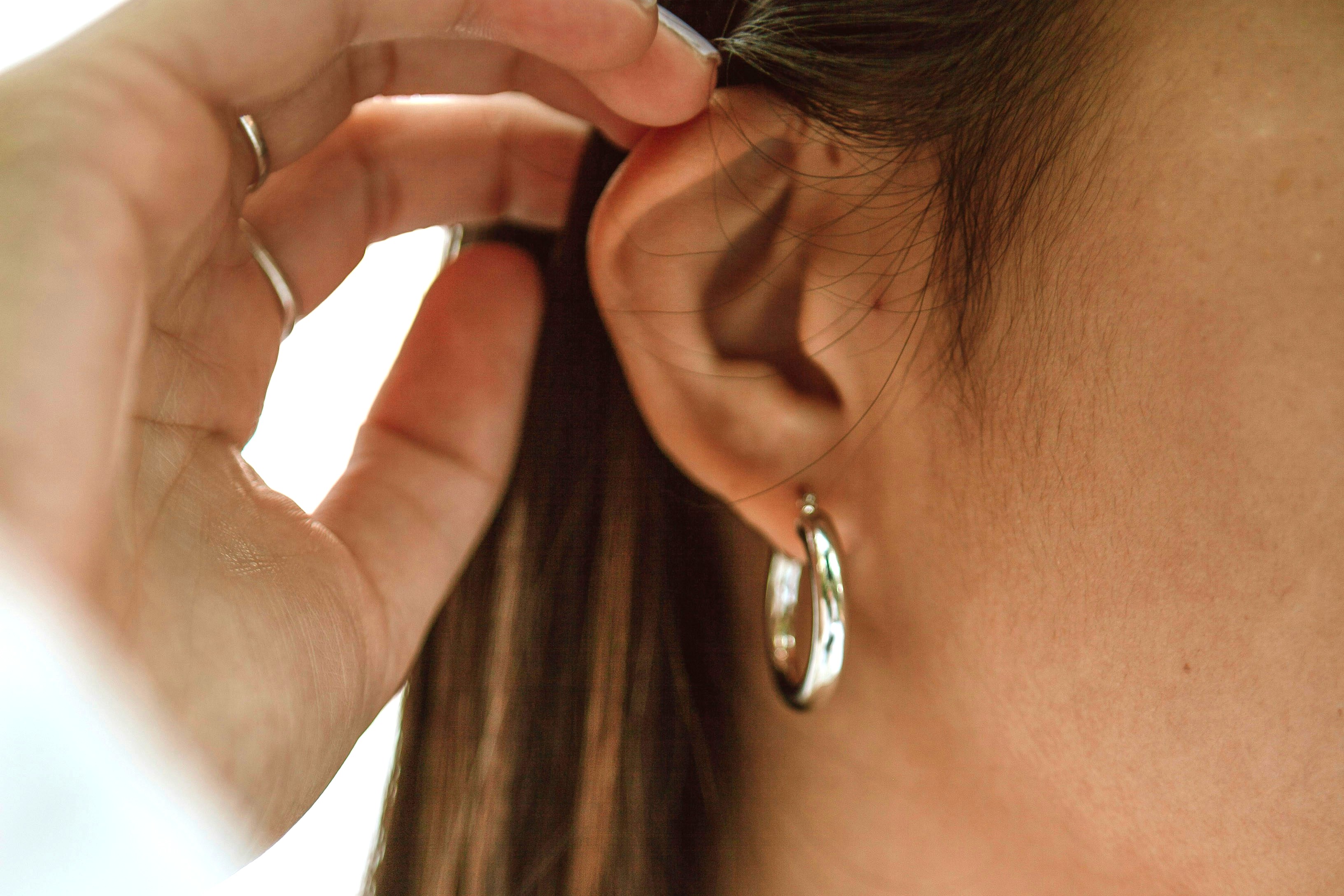 二連のゴールドのネックレス